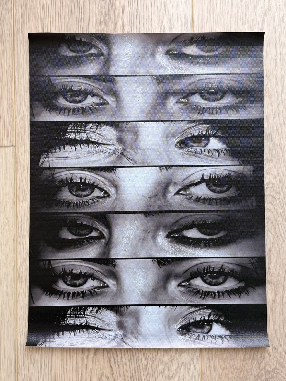 Billie Ellish Eyes Canvas Art Print Poster